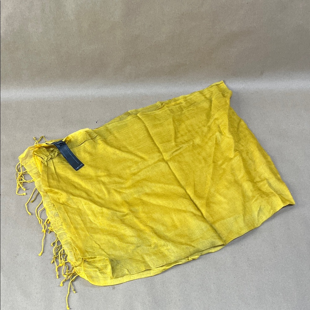 Eileen Fisher Yellow Modal Scarf